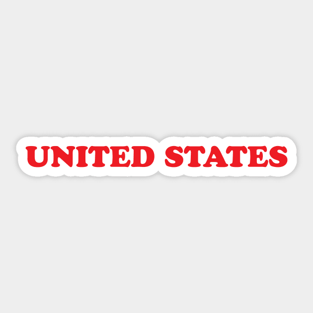 United States Sticker by Novel_Designs